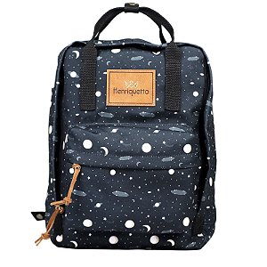 Mochila Feminina Princess Henriquetta - Constelação Preta