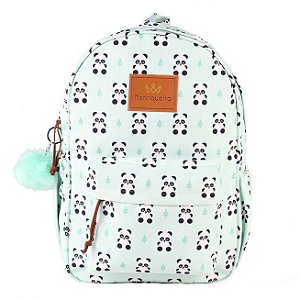 Kit Mochila Feminina Queen Henriquetta - Panda