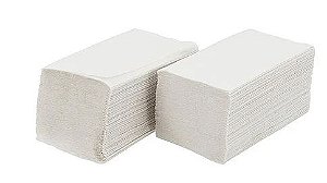 Papel toalha interfolhado 100% celulose - Bem branquinho
