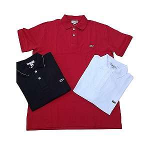 Camisas Gola Polo (combo com 3 peças)