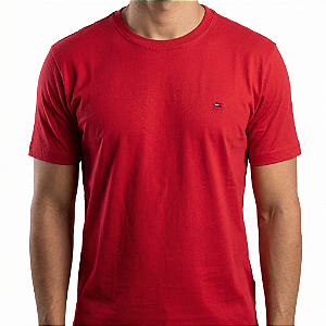 Camiseta Vermelha Básica Masculina | Desconto Progressivo no Carrinho