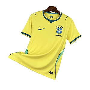 Camisa Brasil Amarela 2026 Importada 1.1 - Modelo Torcedor