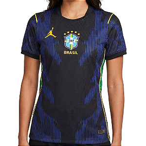 Camisa Feminina Seleção Brasileira Azul 2026 - Nacional