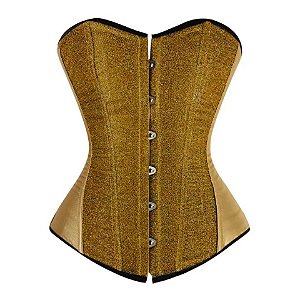 Corselet Blusa - Ouro