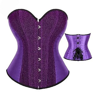 Corselet Blusa - Roxo brilho