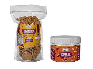 Bolachinha Funcional 250g + Pasta de Amendoim Tradicional 250g