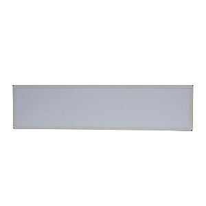 Luminária Painel Led Plafon Retangular Sobrepor 30x120cm 3000k Luz Amarela 48W Bivolt - Lumens 4320