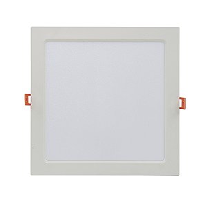 Painel Plafon Led Embutir Quadrado 22X22 6500K Branco frio