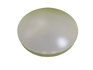 Luminária Plafon Sobrepor 26x26 Led Redondo 18W 6500k Frio 127/220v Branco borda infinita