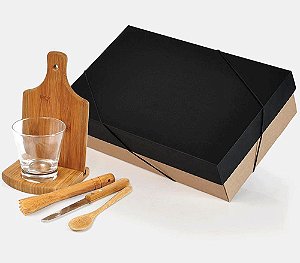 Kit Para Caipirinha Em Bambu - 0,35 L - 6 Peças