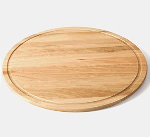 Tábua em bambu para pizza 35 cm de diametro