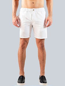 Bermuda de Linho Gideon - Off White