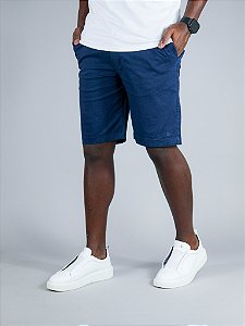 Bermuda Sarja Gideon Azul Marinho