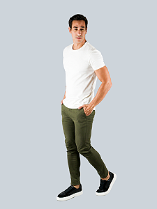 Combo 2 Peças - Calça Sarja + Camiseta Gideon