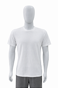 Camiseta Malha Algodão Branca