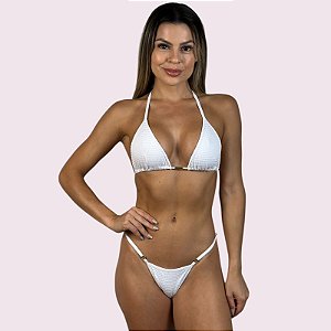 Biquíni Havaí Dots Branco