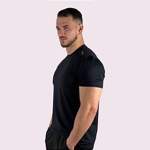 Camiseta Manga Curta Masculina Flow Preta