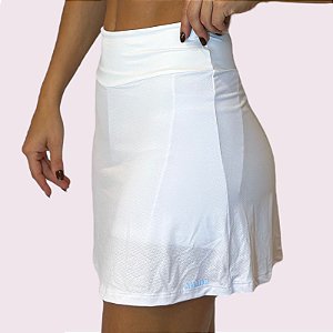 Shorts Saia Dani Dry Fit Branco
