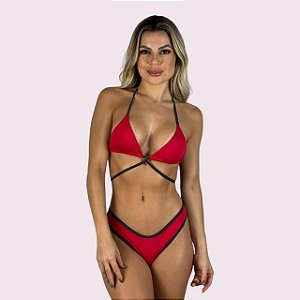 Biquíni Isla Vermelho com Grafite