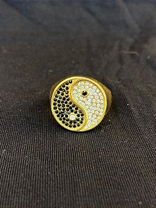 DEDEIRA TONY COUNTRY CRAVEJADA BANHADA A OURO 18K
