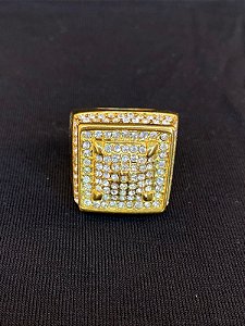 DEDEIRA CRAVEJADA BANHADA A OURO 18K