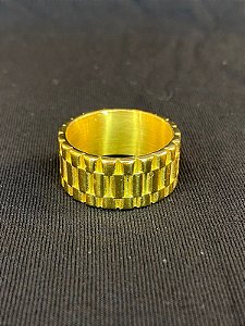 DEDEIRA BÁSICA BANHADA A OURO 18K