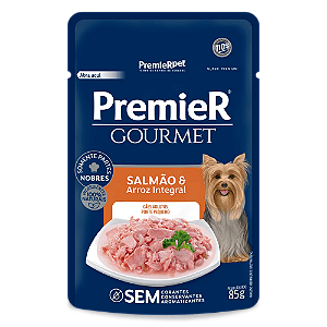 Ração Úmida Premier Gourmet Cães Adultos Salmão