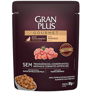 Sachê Gran Plus Gourmet Gato Trato Urinário – Frango