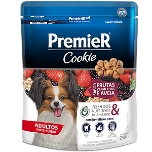 Biscoito Premier Cães Adultos Porte Pequeno Frutas Vermelhas e Aveia