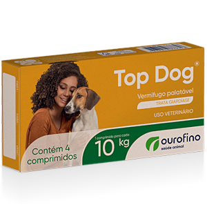 Antiparasitário Top dog 10kg Ourofino