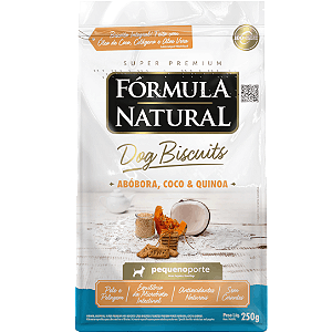 Biscoito Fórmula Natural Dog  Abóbora, Coco & Quinoa Pequeno Porte