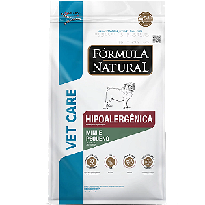 Fórmula Natural Vet Care Hipoalergênica Cães Mini e Pequeno