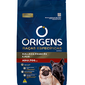 Ração Origens Raças Específicas Adultos – Pug e Bulldog Francês