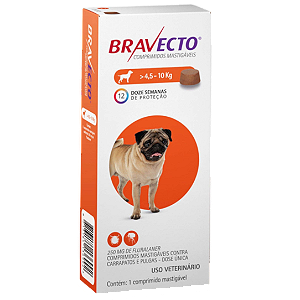 Bravecto Antipulgas e Carrapatos  4,5 - 10 kg