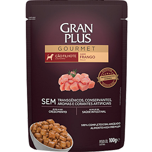 Ração Úmida Gran Plus  Gourmet Cães Filhotes