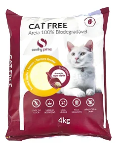 Areia Higiênica Para Gatos Cat Free grossa