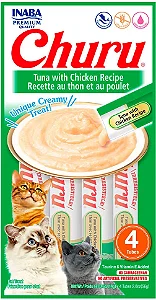 Churu Atum e Galinha Petisco Cremoso para Gatos