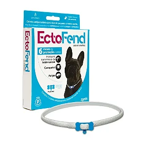 ECTOFEND COLEIRA P 48CM AZUL