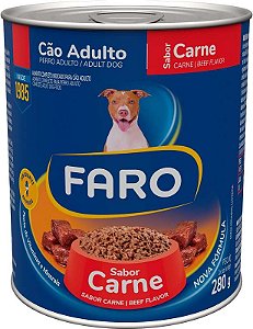Faro Alimento Úmido para Cães Sabor Carne 280g