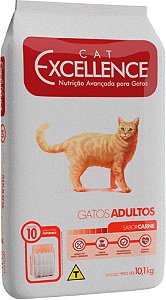 Ração Seca Cat Excellence Carne para Gatos Adultos 10kg