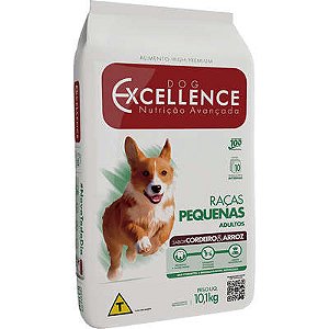 Ração Seca Dog Excellence Cordeiro e Arroz para Cães Adultos Raças Pequenas