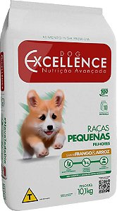 Ração Seca Dog Excellence Frango e Arroz para Cães Filhotes Raças Pequenas 10kg