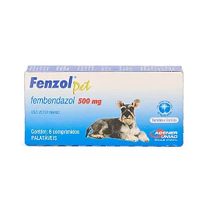 Fenzol pet cães 500mg com 6 comprimidos