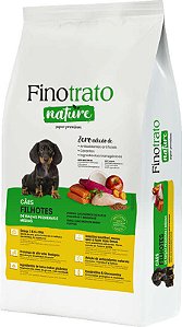 Ração Seca Finotrato Nature para Cães Filhotes Raças Pequenas e Médias