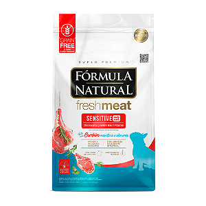 Ração Fórmula Natural Fresh Meat Sensitive Cães Adultos Portes Mini e Pequeno