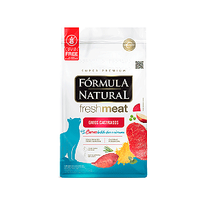 Ração Fórmula Natural Fresh Meat Gatos Castrados Carne