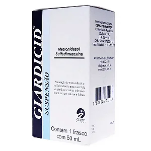 Giardicid Suspensão para Cães e Gatos 50 ml