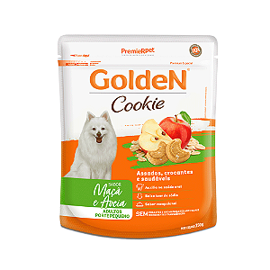 Cookie Golden Cães Adultos Porte Pequeno Maçã e Aveia 350 g
