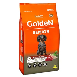 Ração Golden Fórmula Sênior Raças Pequenas Carne e Arroz