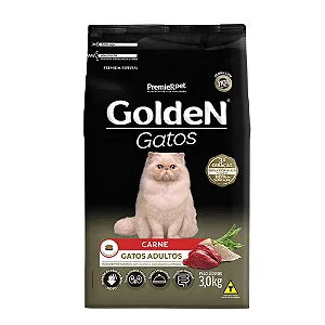 Ração Golden Gatos Adultos Carne